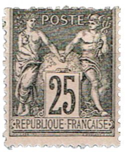 Frankrig 1878 - YT 91 - Ubrugt