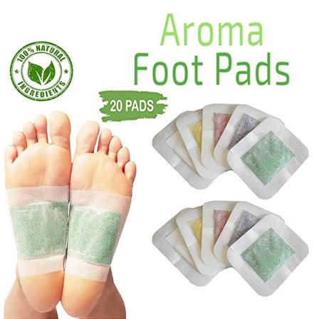 Premium Ginger Detox Fotplåster Ekologiska Örtbaserade Rengörande Detox-plåster - 10 par