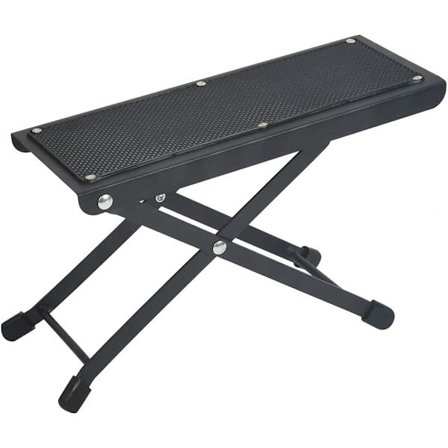 Justerbar gitarrfotpall i metall