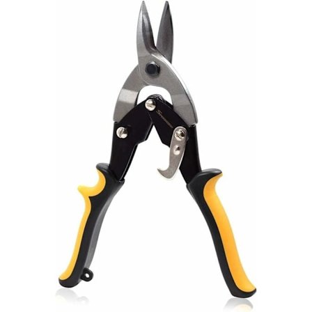 2-pakkaus ilmailun metalliset sakset - vasen ja oikea leikkaus - taotut ruostumattomasta teräksestä valmistetut terät