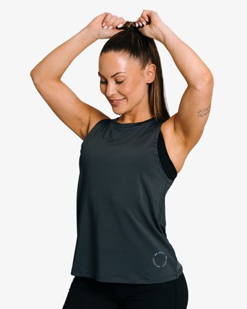 MM Sports Function Tank Wmn, Faded Blue - L