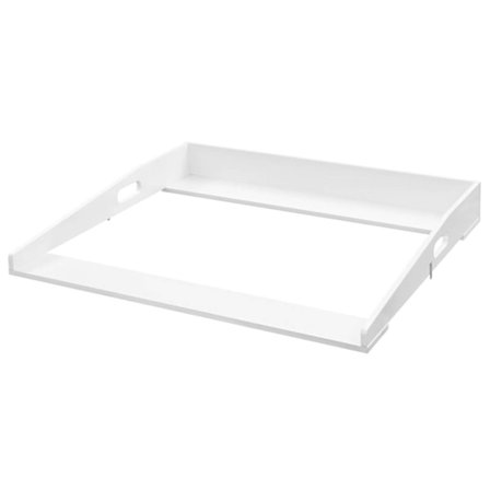 Rootz Puslemåtte Tilbehør - Babybleskifter - Bleskiftestation - 80 cm x 75 cm x 10 cm - Sikkert materiale - Nem montering