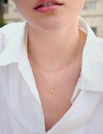 Maanesten Alphabet - Gold - ONE SIZE