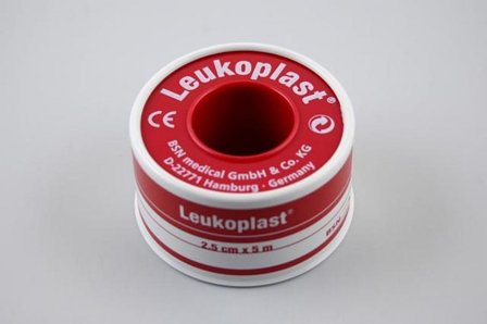 Nygaard Leukoplast 5 m x 5 cm, Medicin & Pleje, Plastre, Sårplastre