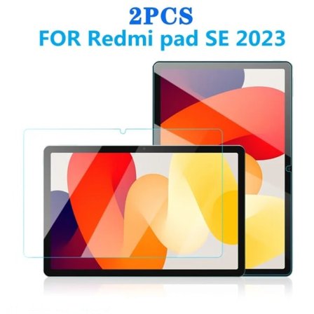 2 st Härdat HD Skärmskydd för Xiaomi Redmi Pad SE 11 tum 2023 Skyddsglasfilm