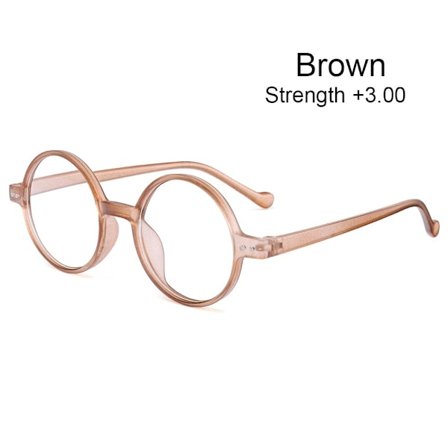 Læsebriller Presbyopia Briller BRUN STYRKE +3,00