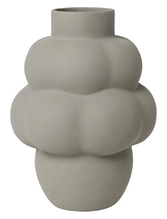 LOUISE ROE Balloon Vase 04 - Grey - H42CM