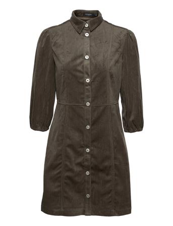 Slilia Dress 3/4 Brown Soaked In Luxury