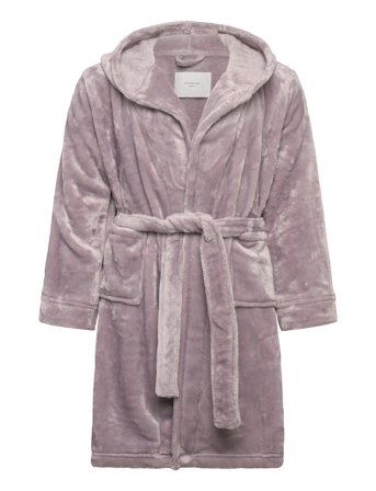 Rosemunde Kids Rhflurry Kids Hooded Fleece Robe - Purple - 140