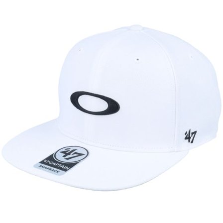 Oakley - Vit snapback Keps - B1b Ellipse Hat White Snapback @ Hatstore