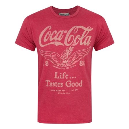 Junk Food Herr Coca Cola T-shirt XS Röd