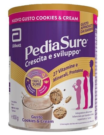 Pediasure Crescita e Sviluppo Cookies & Cream 850g