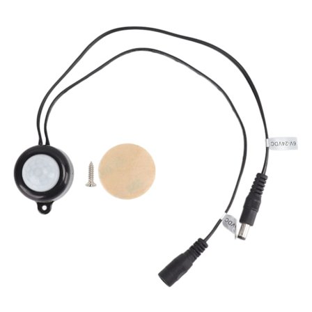 PIR Bevægelsessensor Afbryder DC 6‐24V 5A Automatisk PIR Infrarød Bevægelsessensor Menneskekrop Detektor Afbryder til LED Kabinetlys