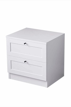 Hanah Home - Nattbord Terra - Hvit - Nattbord - Fra Homeroom