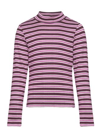 Nlfnipsy Ls Turtle Neck Top T-shirts Turtleneck Lilla LMTD*Betinget Tilbud