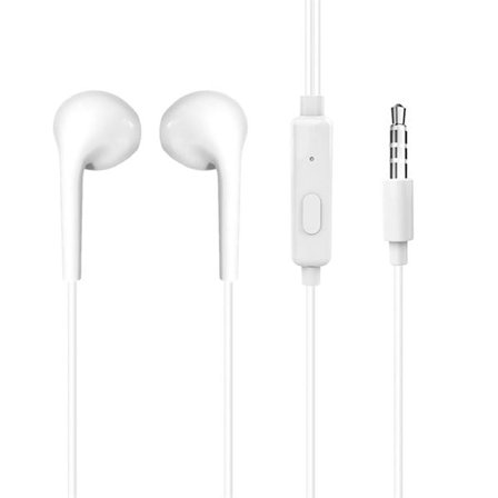 Dudao X10S In-ear Headset med Mikrofon 3,5mm 1,15m - Vit