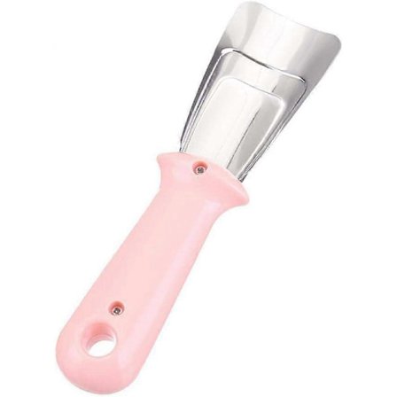 Kampanj 1st Kylskåp Isskrapa Rostfritt Stål Frys Avfrostare Kök Hushåll ISBorttagning Avfrostningsskopa rosa