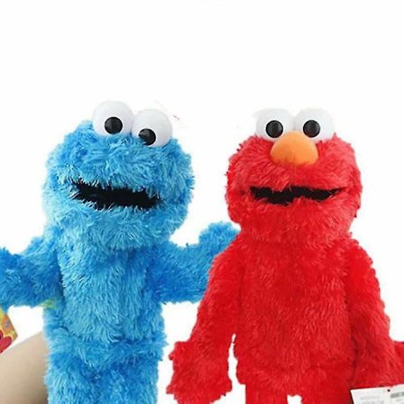 Plysch Animal Elmo Cookie Monster Barndagspresent