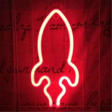 Led Neon Ljus Neon Ljus Nattljus, Batteri/usb Strömförsörjning, Födelsedag