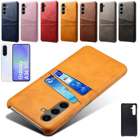 Samsung Galaxy A36 skal 2 kort fack ljusbrun -