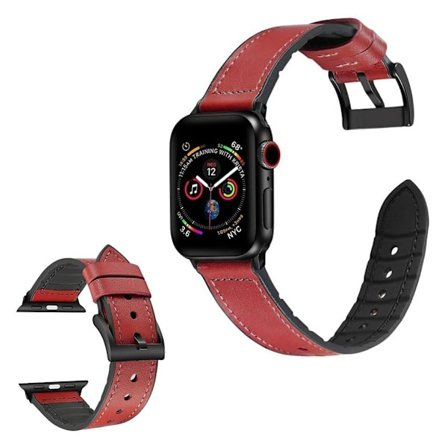 Apple Watch Series 6 / 5 44mm mönster silikon klockarmband - röd