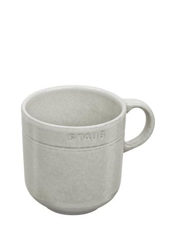 Mugg 300 Ml White Truffle Home Tableware Cups & Mugs Coffee Cups Grå STAUB