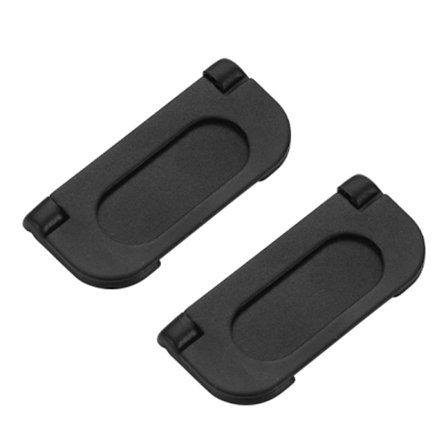 2-pack Dörrhandtag i legering, infälld typ, för skjutdörr