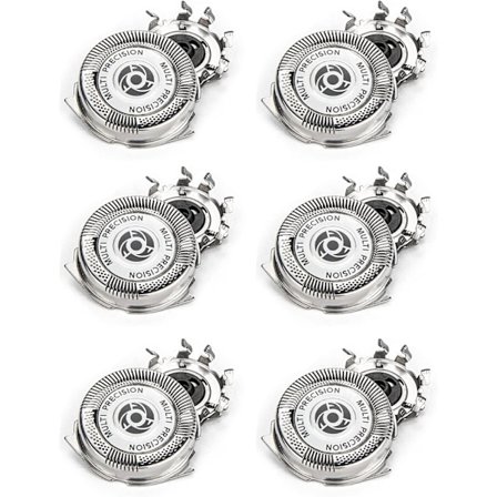 Rakhuvud för Philips Serie 5000, Aquatouch SH50 Ersättningshuvuden Mellbree Pack med 6 Kompatibla med Philips Serie