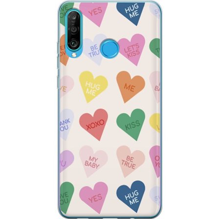 Kompatibelt Mobilskal till Huawei Huawei P30 lite CandyHearts
