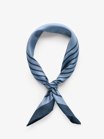 John Henric Men's Blå Bandana Size Onesize