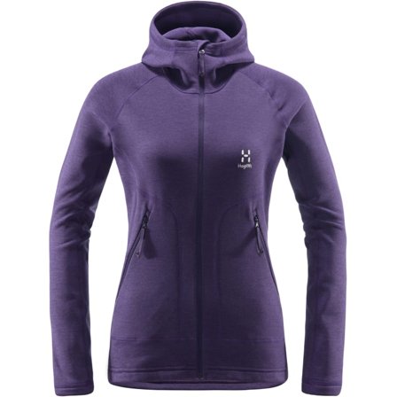 Haglöfs Heron Hood Women Women Mid layer tops Purple S