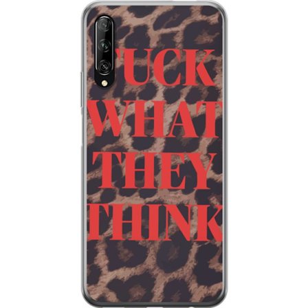 Kompatibelt Mobilskal till Huawei P smart Pro 2019 Röd protesttext