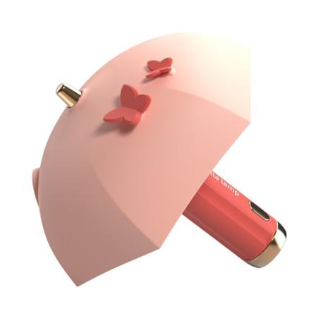 Vikbar ficklampa USB Nattlampa ROSA 1 pink 1