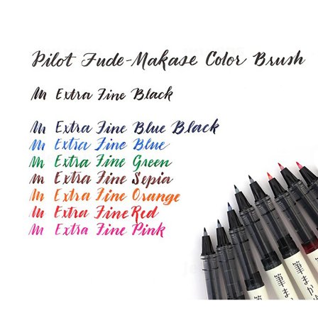 PILOT Fineliner Brush pen orange - Lyreco - Kontorsmaterial - Pennor - Penselpennor