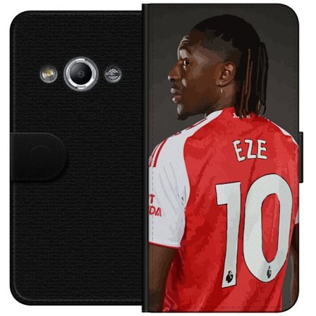 Yhteensopiva Lompakkokotelo Samsung Galaxy Xcover 3 Eberechi Eze Arsenal - Numero 10 punaisella pelipaidalla muotokuva,