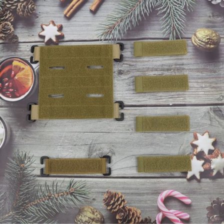 Molle Patches Kiinnityskoukku KHAKI STYLE 4 STYLE 4
