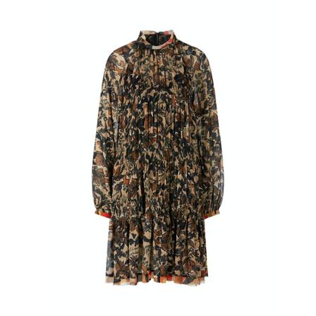 Marc Cain Dress TS 21.11 W03 , Bruin , Dames , Maat: M Casual jurken