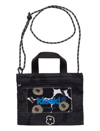 Funny Cross Pocket Unikko Bags Crossbody Bags Sort Marimekko