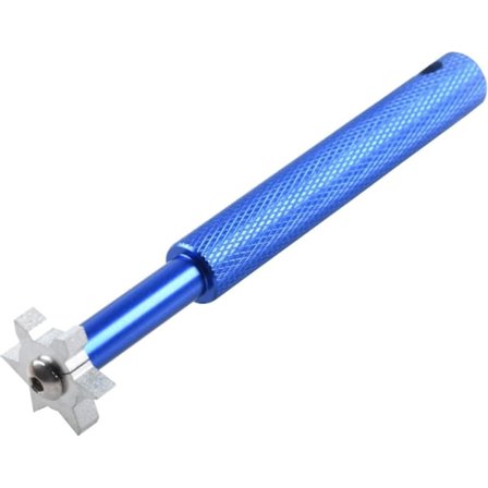 Golfkølle Rille Sliber Golfkølle Renser Golf Tilbehør Til De Fleste Jern Pitching Sand Lob Gap (1 stk, Blå)