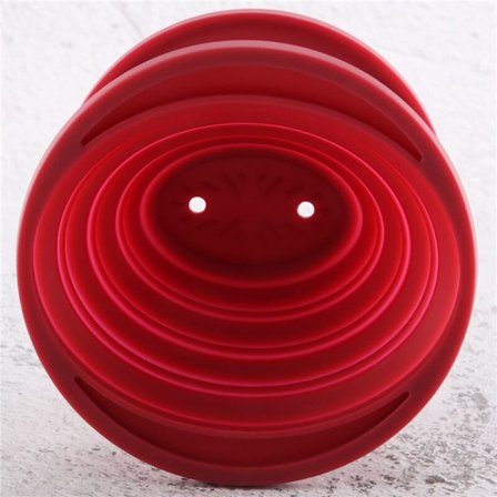 Hopfällbar camping-kaffebryggare för camping, återanvändbar kaffefilterhållare i silikon för hemmakök