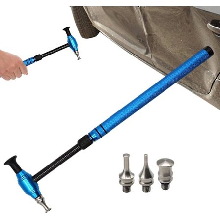 Bilkropp Bulkeremover Hammer, Justerbar Bulkeremover Verktøy Bulkehammer | Aluminium Bulkeremover Verktøysett for Bilkropp DIY Bulkefiks