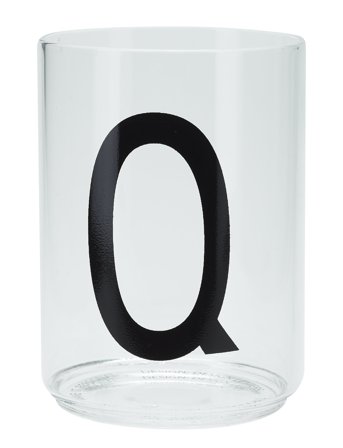 Design Letters Personal Drinking Glass - White - 35 CL