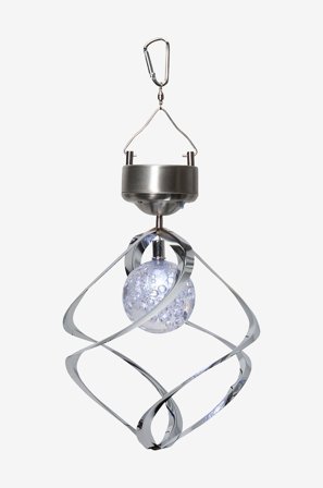 Star Trading - SolPan.Vindspill Stål - Krom - Dekorbelysning - Fra Homeroom