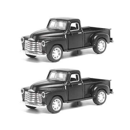 Retro Gammal Pickup Truck Modell Vintage Lastbil Figur Legering Bilfordon Modell Leksak Bordscenter Truck Dekoration