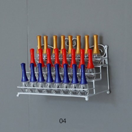 Järnnagellack på väggen Hylla Vitrinskåp Hylla Kosmetikaffär Manikyr Kosmetikahylla