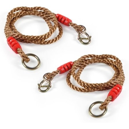 2 stk. justerbare gyngereb, 1,8 meter høje træhængende stærke reb, meget velegnet til hængekøjesvingestole