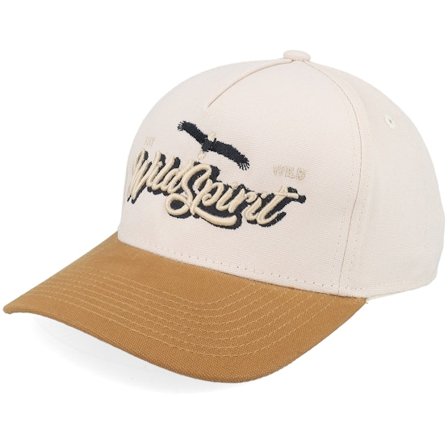 Wild Spirit - Sort adjustable Kasket - Pin Script Canvas Beige/Caramel A-frame Adjustable @ Hatstore