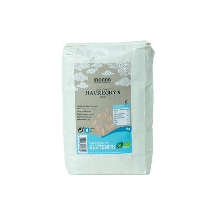 Manna Havregryn Glutenfri 1 kg