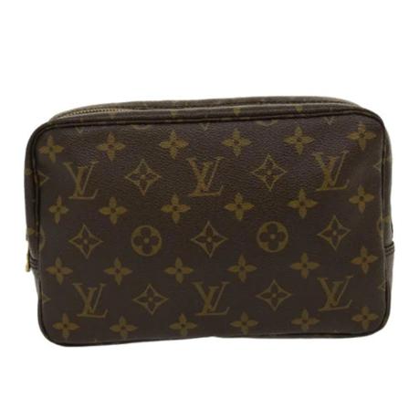 Louis Vuitton Vintage, Pre-owned Bag Bruin, Dames, Maat:ONE Size,Canvas