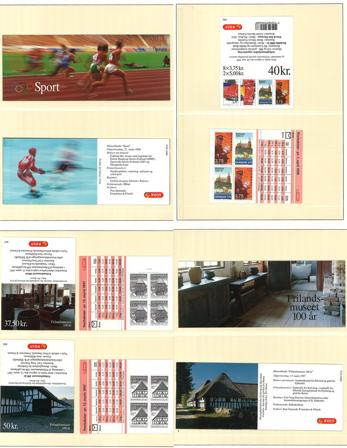 Danmark - Samling med frimærkehæfter i 1 ringbind - Postfrisk